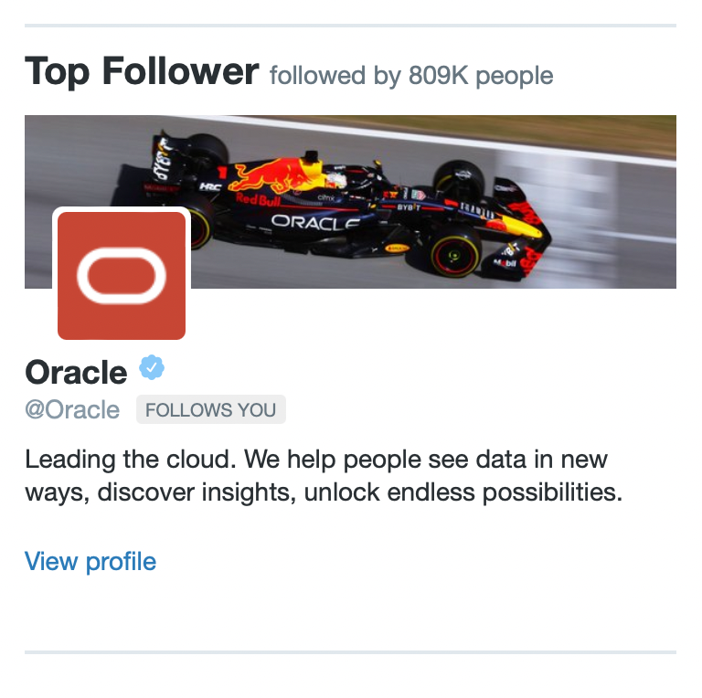 quantnetwork's tweet photo. Thank you for being our 'top follower' in July, @Oracle. And for tweeting our 'top mention'.

We're looking forward to more collaboration in the future... https://t.co/Ep6UUTMWN5