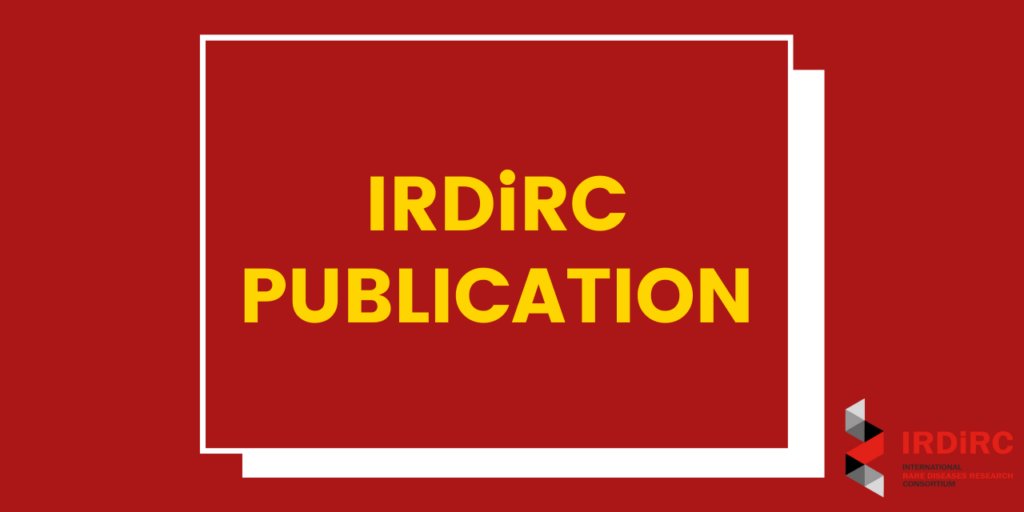 irdirc's tweet photo. We are proud to announce that the commentary on 10 years of progress and challenges of IRDiRC is now fully available for reading!

Find more information here: https://t.co/tSvPbGRBhO https://t.co/VaT7Mkz99M
