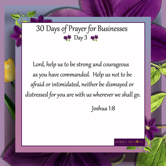 GodlyMusing's tweet photo. #Day3of30
#30DaysOfPrayer 
#30daysofprayerforbusinesses
#GodlyMusing
#thoughtstoinspire
#sharingthewordofGod https://t.co/Cs4ME7dvL1
