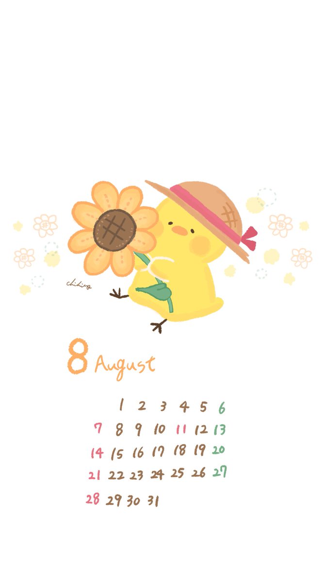 8月のカレンダー のイラスト マンガ作品 119 件 Twoucan