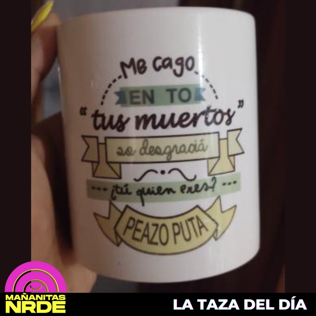 connectorhouse's tweet photo. Y la Taza del día es de @brey1601 

Escucha #MañanitasNRDE aquí:
https://t.co/fQ5hYxUovF https://t.co/A4JJLvF27w