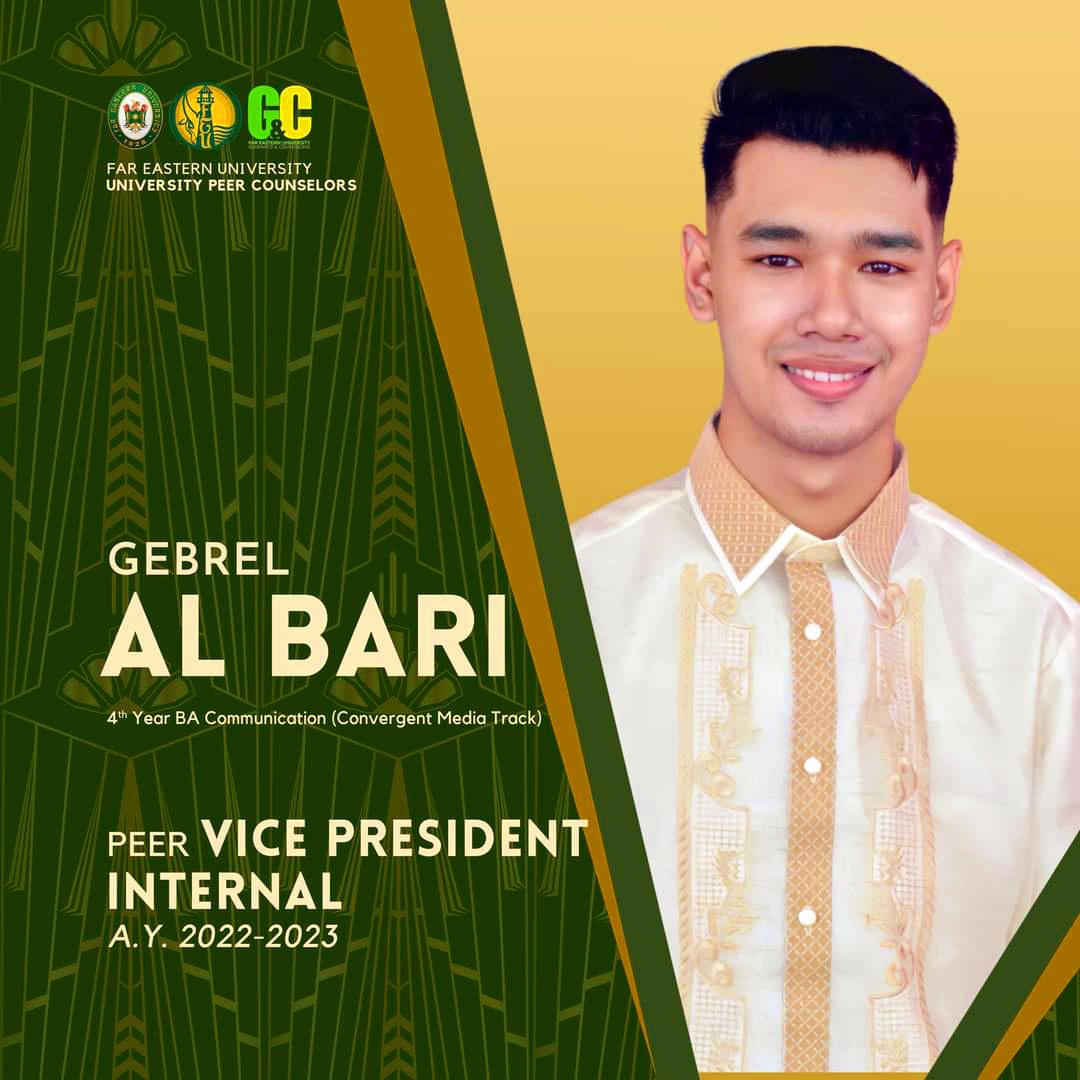 FEUPeers's tweet photo. I’m ready to be of service to the happiest family in the university again, I offer my experiences, skills, and talents as my gift to the organization.

FEU Peers, thank you for this opportunity.

Nagbabalik tahanan,
Kuya Geb https://t.co/SSpPX3Pkqa