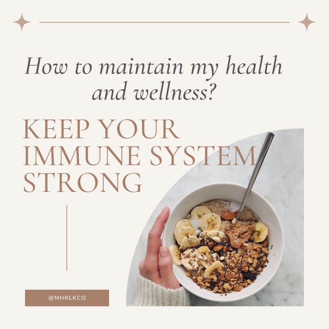 MHRLKCO's tweet photo. Physical health is an important part of mental health as well. Keep your immune system strong by getting enough sleep, staying hydrated, and maintaining a balanced diet. https://t.co/RHJY8jwpfc