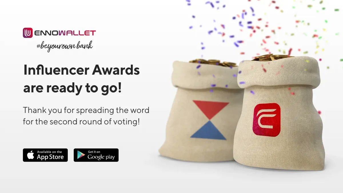 EnnoWallet's tweet photo. You did spread the word 🤩 and we gave 500 $ENNO away! Thank you 🙏 for your support during the second round of WX Emission Distribution Voting. Your awards are ready to go! 😎 check your wallet accounts! #rewardsguaranteed https://t.co/8DDGbksUgd