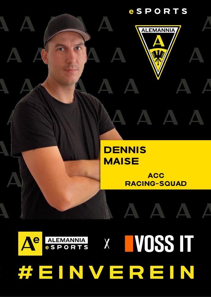ATSV1900eSports's tweet photo. Mit Dennis Maise verstärkt ein waschechter Kölner das ACC-Team von @ATSV1900eSports. Dennis, der als ambitionierter Simracer auch mal gerne eine Runde auf der echten Nordschleife dreht. Herzlich willkommen im Team.
Steckbrief: https://t.co/OIaw6Pxac7
#simracing #acc #couchmasters https://t.co/vOG7Jx0ZJs