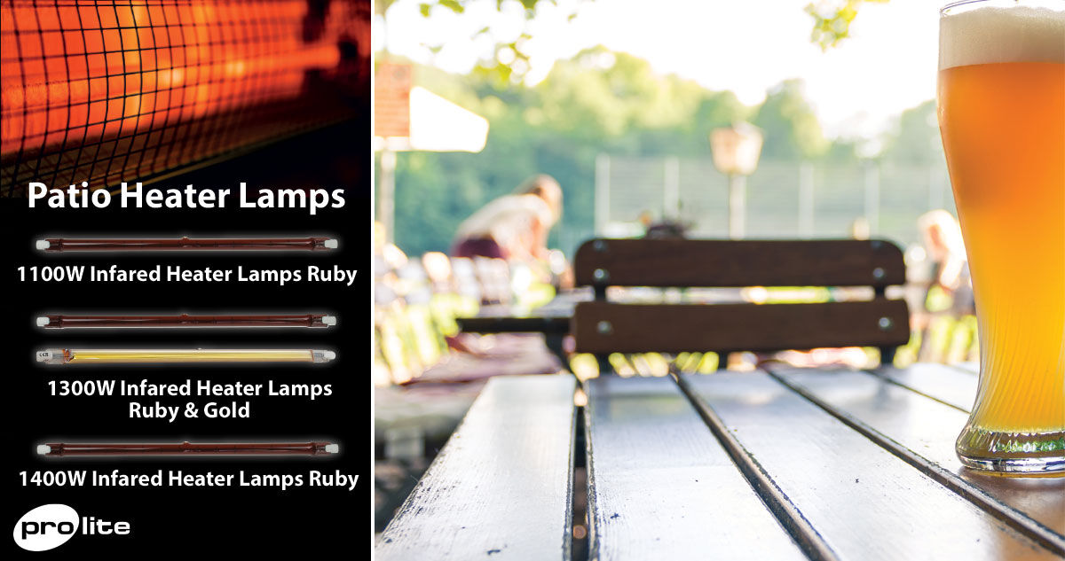 Keep your customers warm on cool Summer evenings and bring some heat to your outdoor seating with Prolite’s range of patio heater lamps! Available from stock, find out more by visiting bit.ly/3J79V22  #prolitelamps #heaterlamps #pubs #restuarants #hospitality