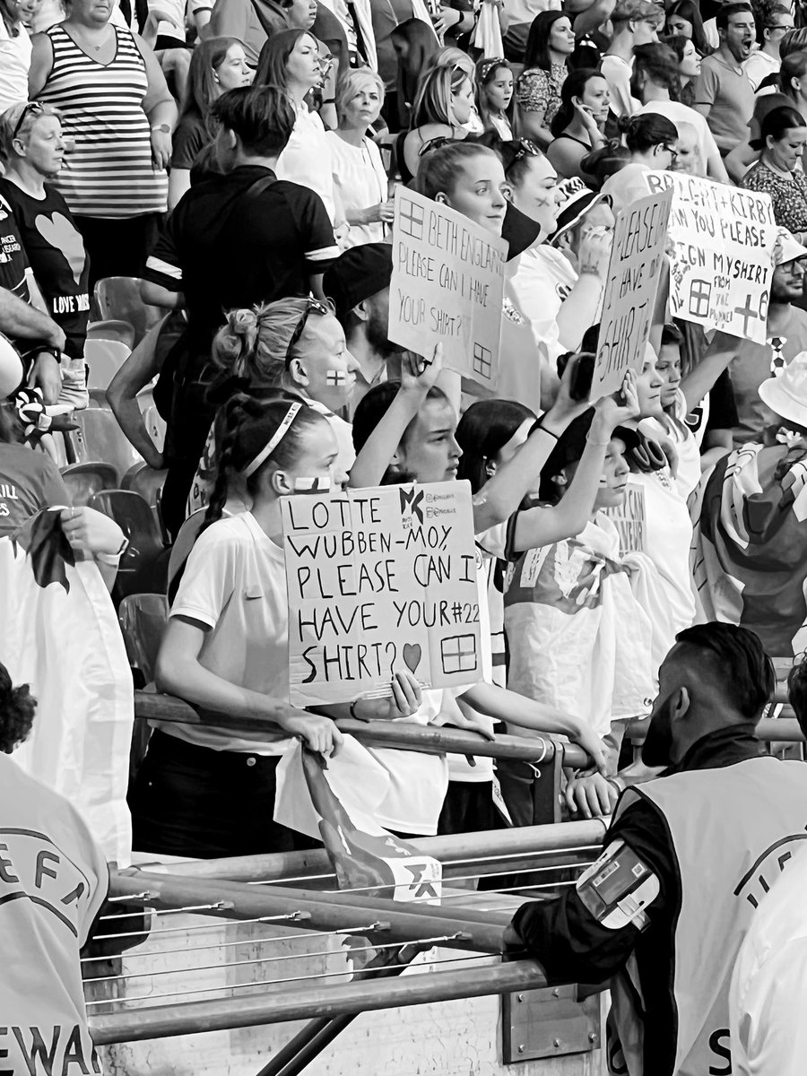 We’re demanding change for the next generation - we <a href="/Lionesses/">Lionesses</a> say, Let Girls Play. 

.. hey kid, soon enough you won’t be asking for my shirt, I’ll be asking for yours. Don’t stop dreaming + we won’t stop fighting for your opportunity to do so ..
