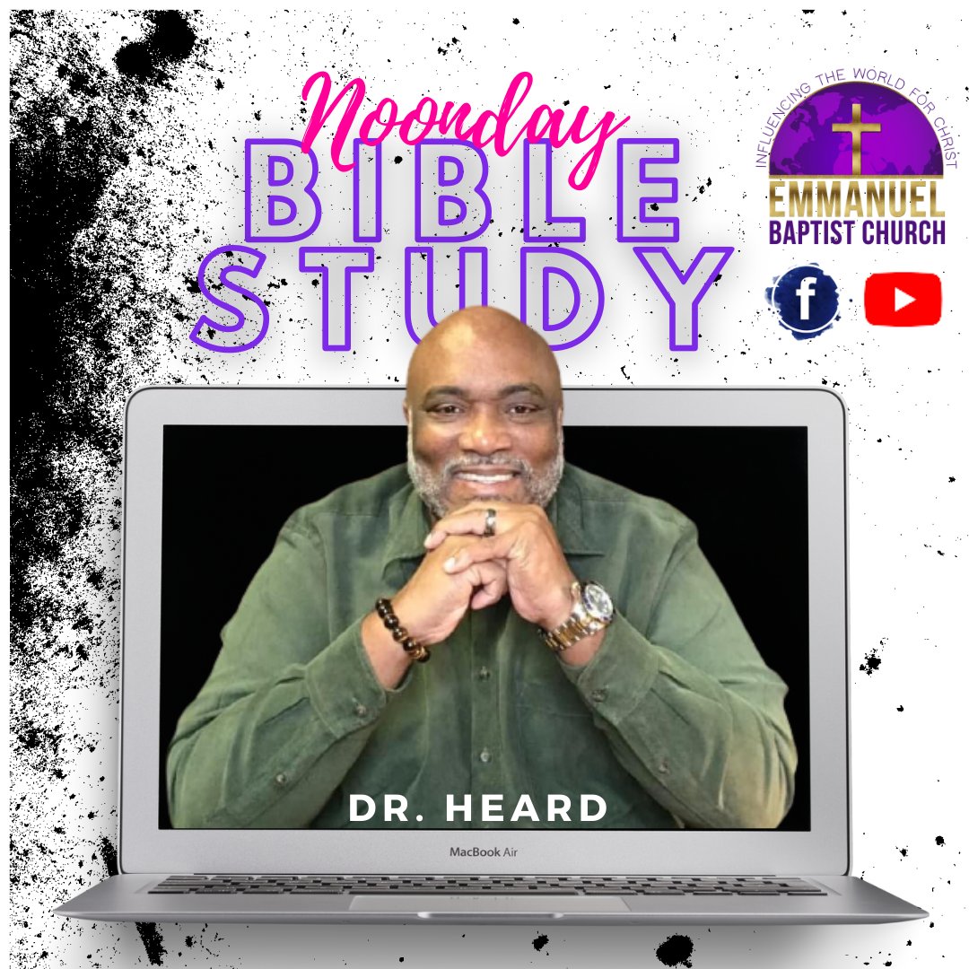 EmmanuelBC's tweet image. Hey Family, 
Join us for noon day bible study. We are looking forward to a great time diving into the word. Help us by sharing the feed on your page.