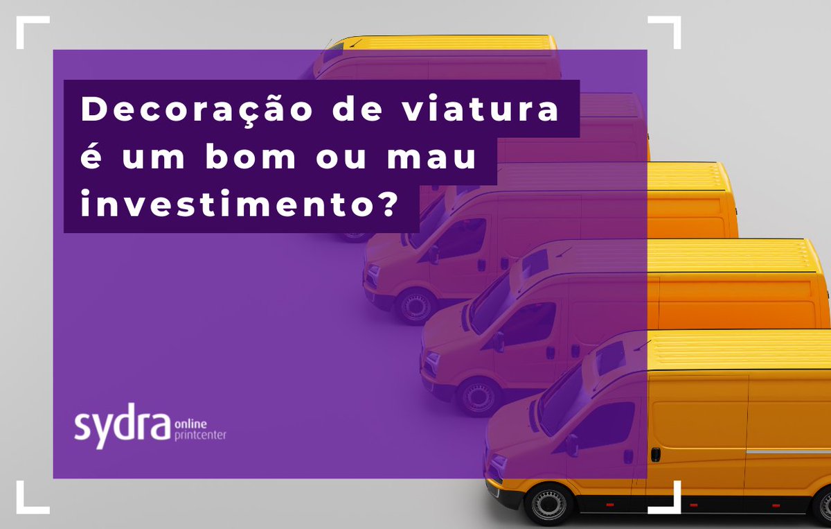 PubEMarketing's tweet photo. Decoração de viatura é um bom ou mau investimento? - Sydra Gráfica Online – Se é costume ver na sua localidade a decoração de viatura, acreditamos que se esteja perguntando se vale mesmo a pena. Na verdade 95% dos portugueses... https://t.co/lFdHGwHn1u https://t.co/pD3JwKtt7s