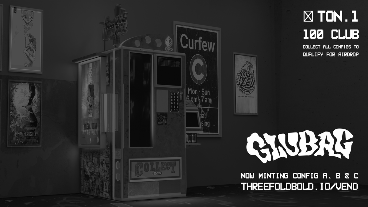 Threefoldbold's tweet photo. Are you in the #Ton1 #100Club ?
Mint and Hold Config. A + B + C
Snapshot 05/08/22
_
Vending Now : https://t.co/U3sPth19kr
#Cardano #CardanoCommunity #AllNomads #ThreefoldBold #TheFold #Glubags https://t.co/kYZE7f1T1V