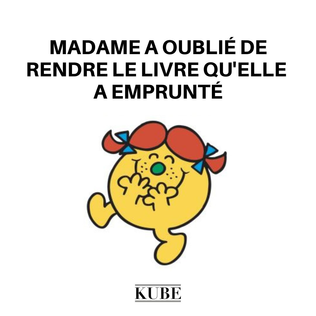 la_kube's tweet photo. Mieux vaut tard que jamais... 😇📚 #MonsieurMadame #Memelitteraire https://t.co/ovDSP7rpS2