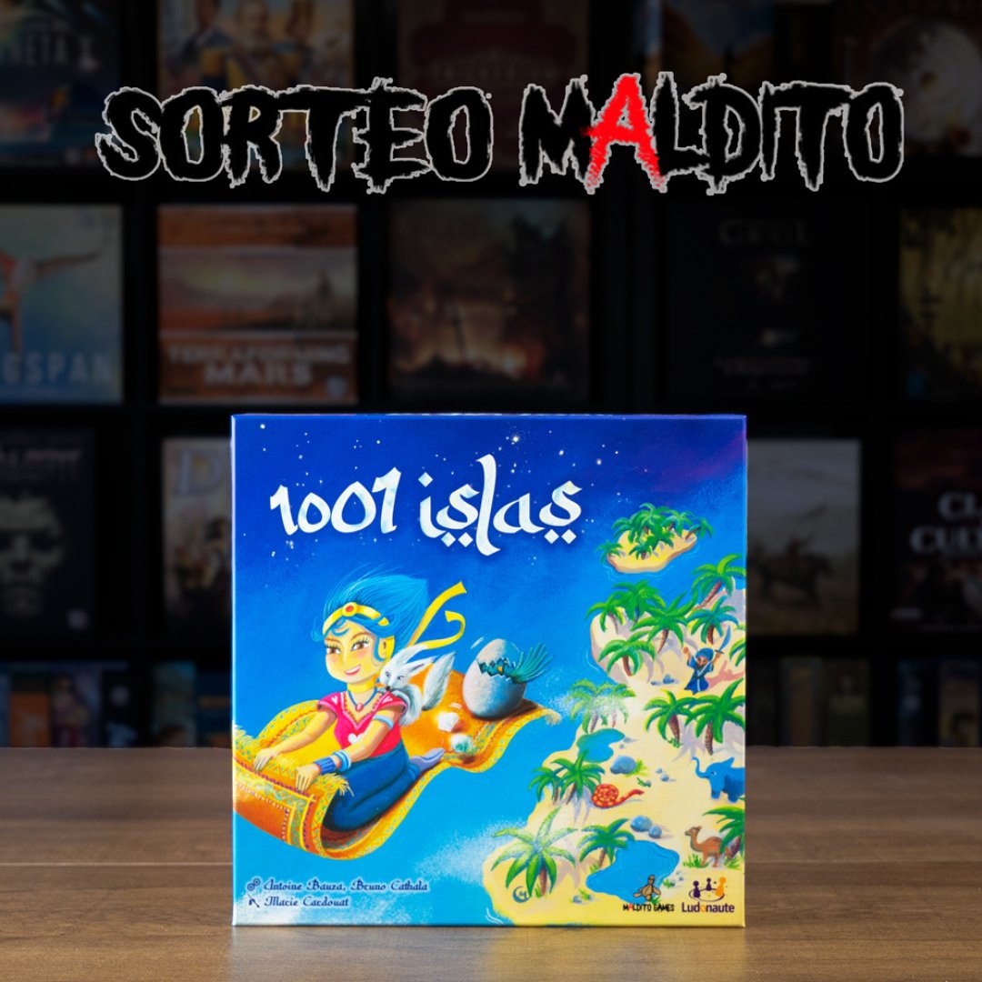 Maldito Games (@MalditoGamesES) on Twitter photo 2022-08-03 14:02:28 🔴SORTEO🔴 Con motivo del lanzamiento de 1001 ISLAS os proponemos un nuevo #sorteomaldito !!🎉🎉 Para participar debéis: 🔺Sigue la cuenta @MalditoGamesES 🔺Retwittear 🔺Menciona 3 personas con las que jugarías El ganador/a se anunciará el 09/08/22 ¡Mucha suerte! 🔴SORTEO🔴 Con motivo del lanzamiento de 1001 ISLAS os proponemos un nuevo #sorteomaldito !!🎉🎉 Para participar debéis: 🔺Sigue la cuenta @MalditoGamesES 🔺Retwittear 🔺Menciona 3 personas con las que jugarías El ganador/a se anunciará el 09/08/22 ¡Mucha suerte!