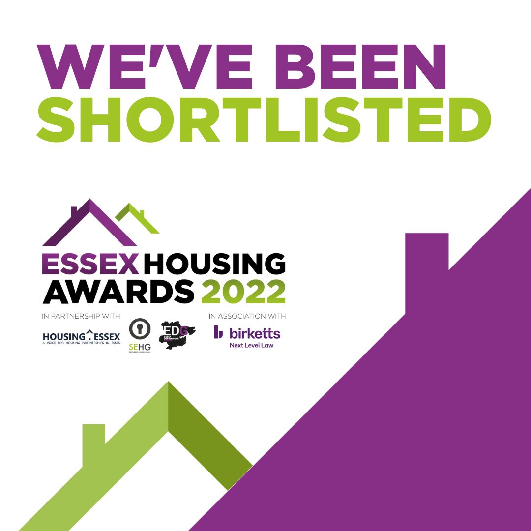 estuary_ha's tweet photo. We've been shortlisted! We're delighted to announce that we’ve been shortlisted in the 'Delivery Services for Vulnerable People' &amp; 'Small Housing Schemes' categories at the #EssexHousingAwards 2022!
@EssxHousingAwds @insidehousing @natfednews #EssexHousing #Affordablehomes #Essex https://t.co/u2GWohe057