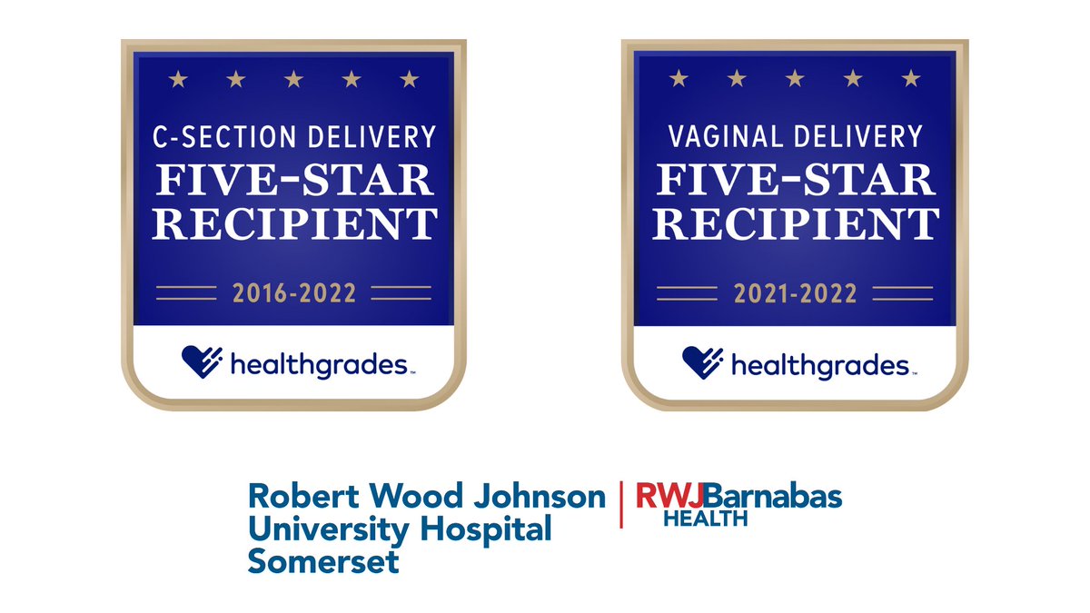 RWJSomerset's tweet photo. #RWJSomerset is proud to be nationally recognized for our maternity services. We have been rated 5 stars for vaginal delivery two years in a row and 5 stars for C-section delivery seven years in a row by Healthgrades. Read more: https://t.co/6WvEm8TgsP

#LetsBeHealthyTogether https://t.co/siO37qj4U0