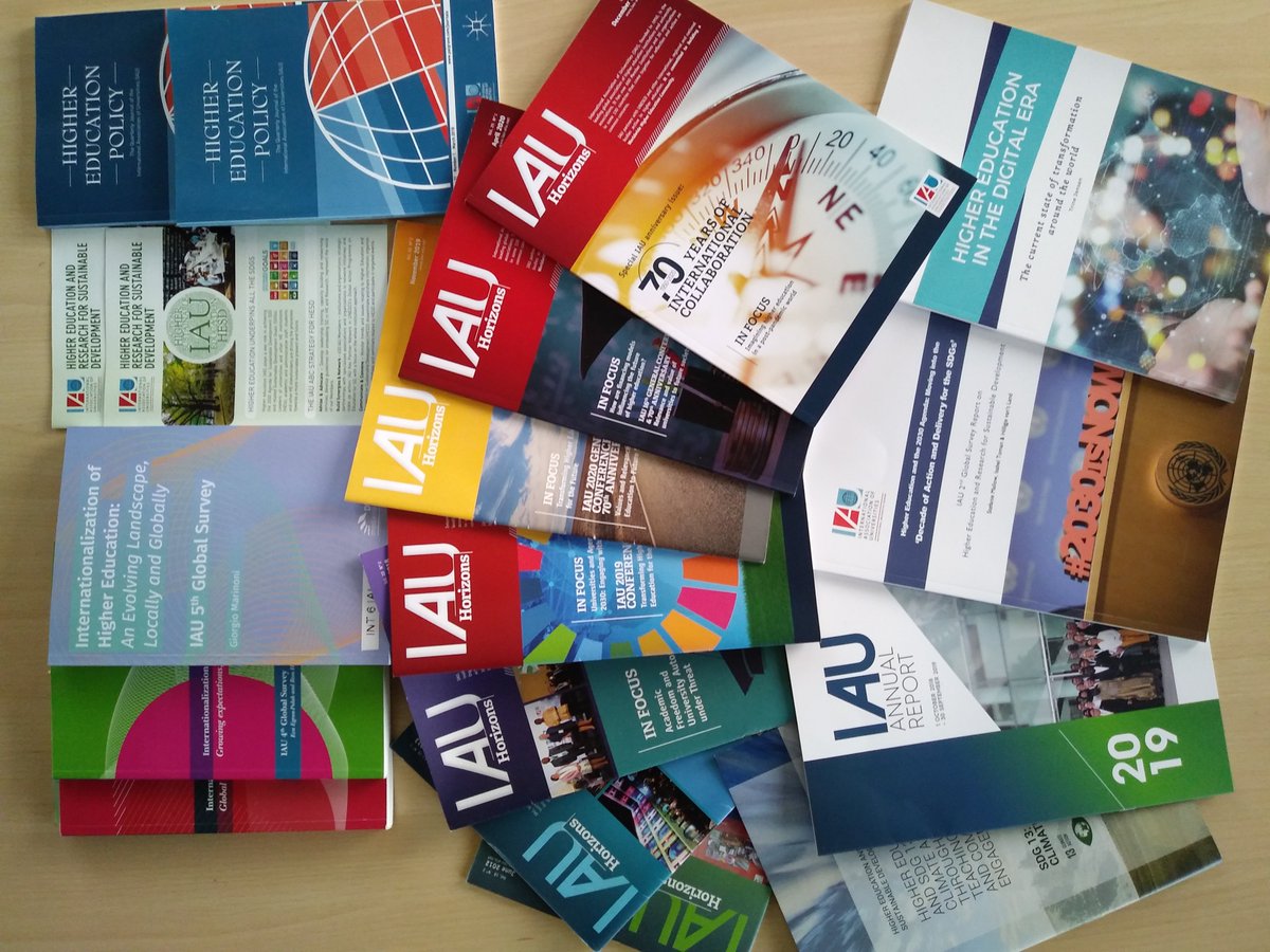 IAU_HESD's tweet photo. Need some summer reading?☀️📚
Check out the IAU #publications, for instance on #university actions for #SDG14 Life below water, or #SDG16 Peace+Justice with contributions from young scholars, #IAUHorizons, survey reports & more
👉🏽https://t.co/lQ2pM0N2O3
@IAU_AIU #IAUClusterSDGs https://t.co/IqdY6uPWUc