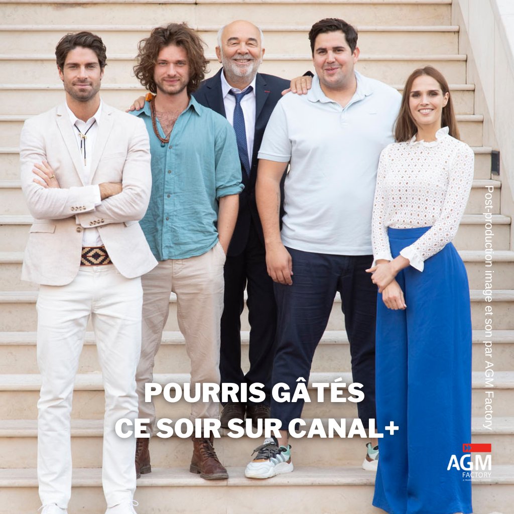 AGMfactory's tweet photo. C'est le rendez-vous de ce soir à ne pas manquer : "Pourris gâtés" sur CANAL+ Group

"Pourris gâtés", co-produit par #wagprod, une post-production image et son signée AGM Factory. 
__________

Tonight's must-see show: "Spoiled Brats" on #canalplus

#spoiledbrats #postproduction https://t.co/EV2IUNwwIc