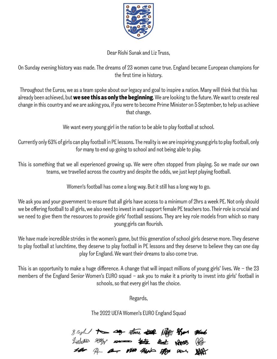 We Want Change. Let girls play ❤️