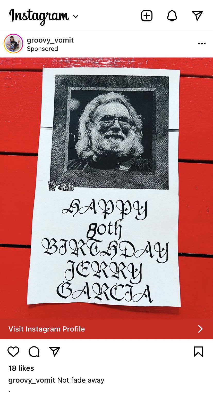 HAPPY goth BIRTHDAY JERRY GARCIA 