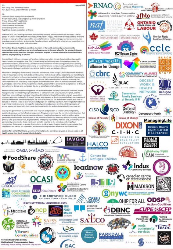 MelSpenceTO's tweet photo. Full list of signatories here: https://t.co/Y3dB7AvEKu https://t.co/MAfZ35fmTc