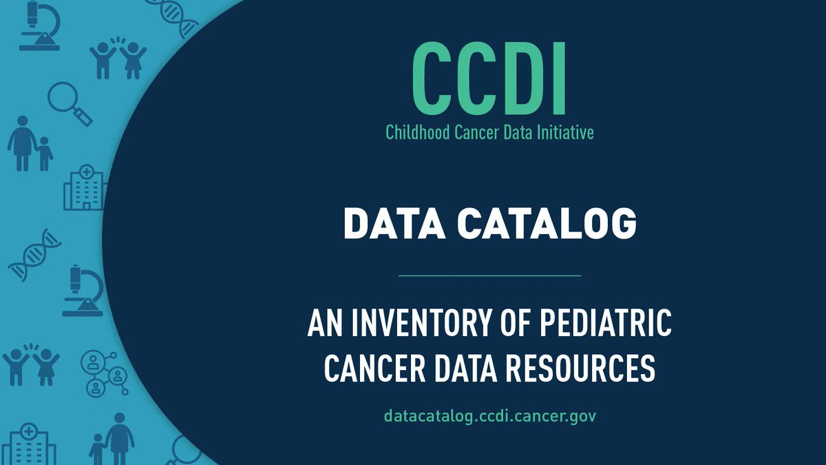 The CCDI Childhood Cancer Data Catalog is an inventory of pediatric oncology data resources, including #ChildhoodCancer repositories and registries. Check it out! datacatalog.ccdi.cancer.gov #Data4ChildhoodCancer #ChildhoodCancer #DataSavesLives