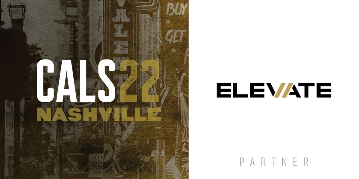 ADsymposium's tweet image. We are excited to welcome @elevatesv to CALS! We look forward to seeing you in Nashville at #CALS22 in less than 2 months!