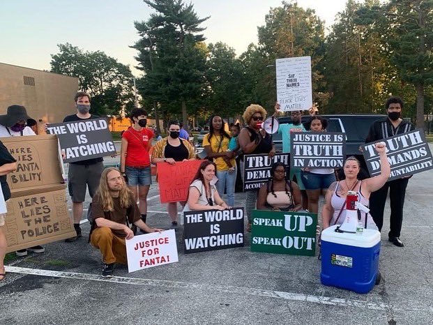 UDTJ7's tweet photo. We will continue to speak out & show out until the FULL Kelley Hodge report is released, the officers are sentenced to the fullest extent of the law, & council takes accountability for their actions. No justice, no peace! #fantastruth #justiceforfantability #accountability (3/) https://t.co/8NqUO4uA9h