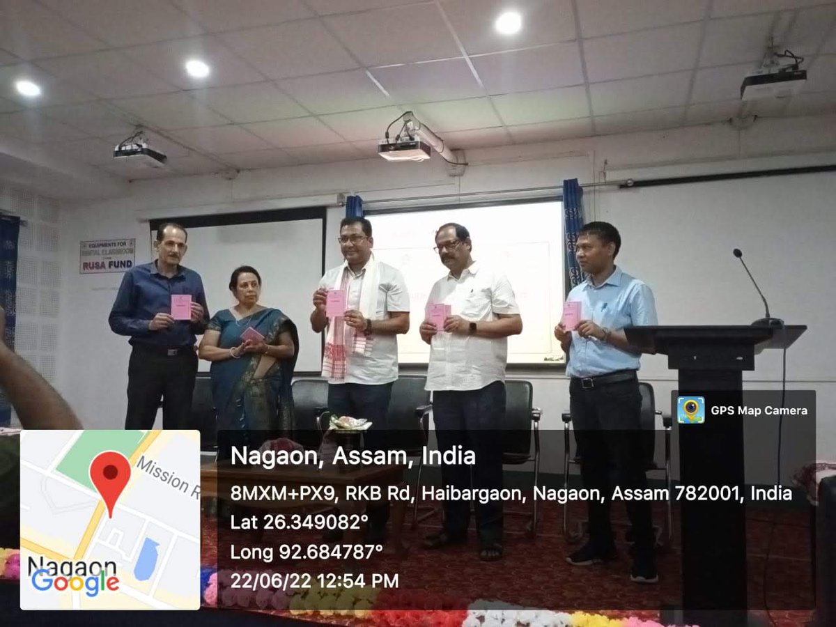 NSSNCA1's tweet photo. 📍22/06/22
▪️Inaugural programme of SAROTHI - The Time Bank
Hon. MLA of Nagaon, Sadar Rupak Sharma has officially inaugurated the Time bank along with the Teacher's Council, Students Union &amp; NSS unit Nowgong College(Autonomous) https://t.co/C6gGV55eyG
