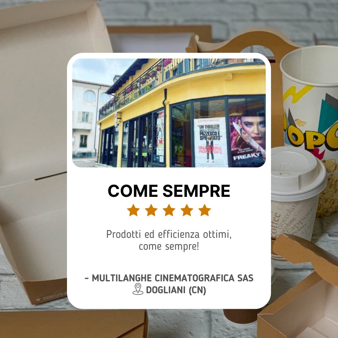 ecoshopping_it's tweet photo. I nostri clienti sono la nostra forza 💪🏻

Lavoriamo ogni giorno per garantire a tutti i nostri clienti:
👌🏻 Professionalità
👌🏻 Pronta consegna
Ma soprattutto….👌🏻 Massima qualità 😎
Scopri i #contenitori e #bicchieri monouso disponibili sul nostro sito:
https://t.co/uaRuZiX82S https://t.co/KPuxfO5brV