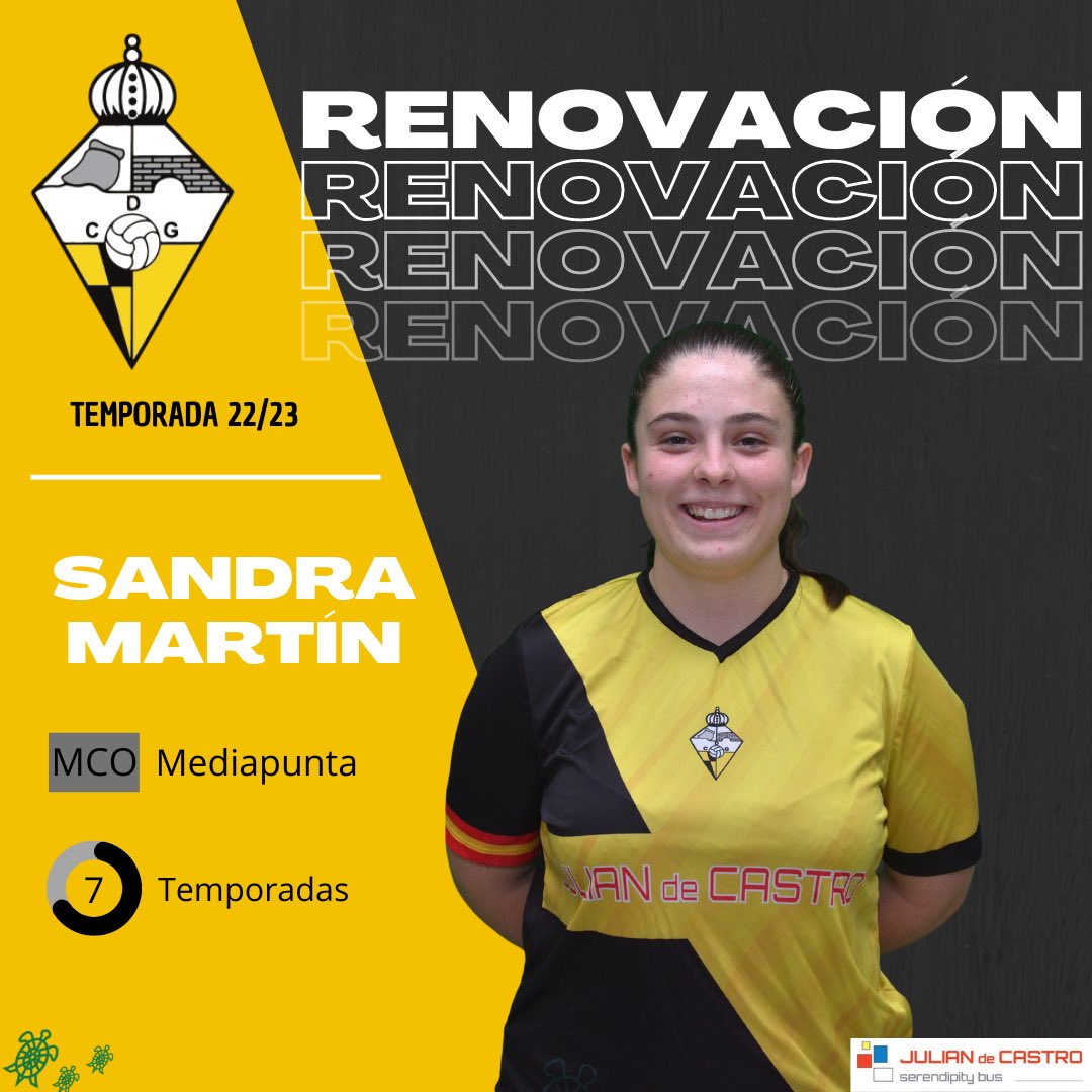 🤝🏻 𝐑𝐄𝐍𝐎𝐕𝐀𝐂𝐈𝐎́𝐍 |  𝐒𝐚𝐧𝐝𝐫𝐚 𝐌𝐚𝐫𝐭í𝐧

Sus 27 goles la temporada pasada le permitieron estar entre las máximas goleadoras de la liga. Con <a href="/sandraa815/">sandraa8</a> la calidad y los goles están asegurados un año más.

#UnPuebloDosColoresUnaIlusión
#CDGalapagarFemenino💛🖤
