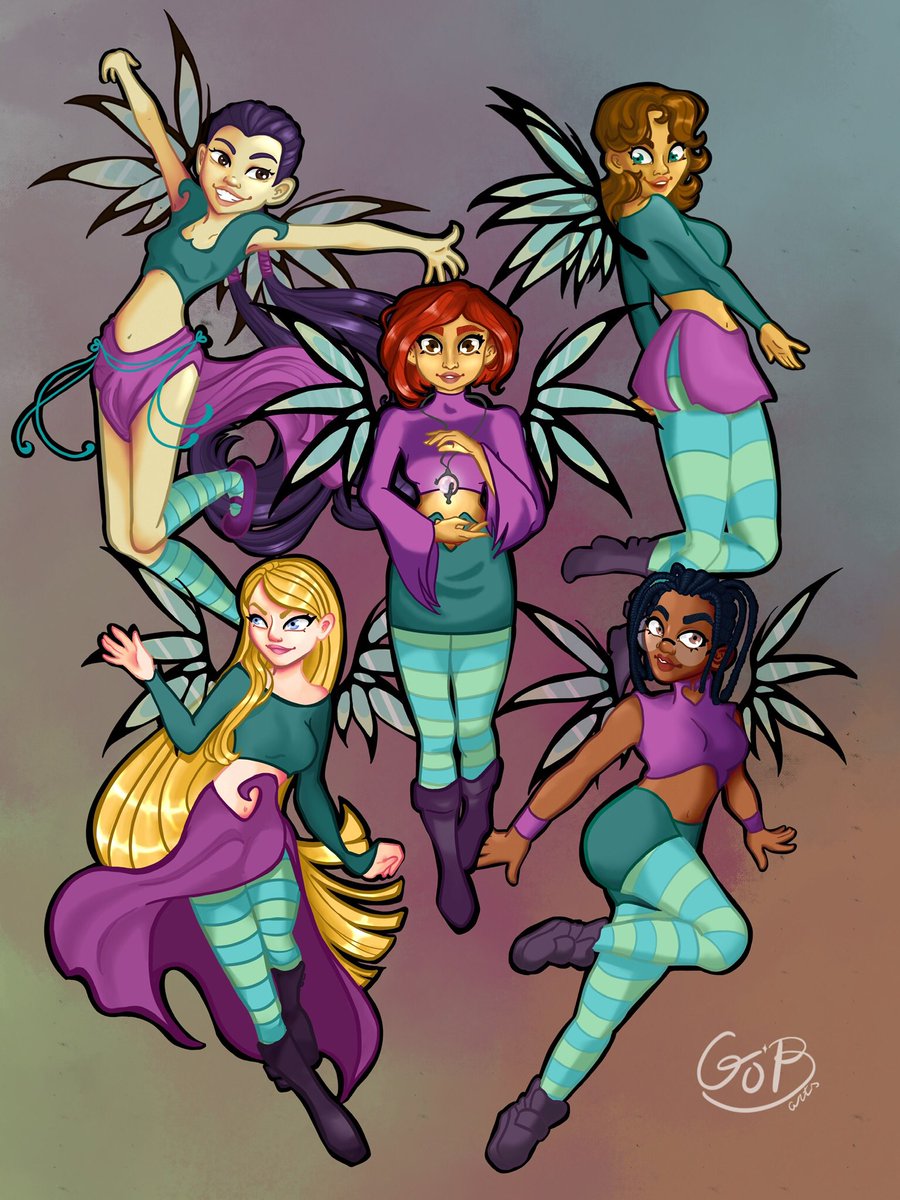 giob_arts's tweet photo. And here’s all of them together! Look how cool it looks 💖 #fanart #witch #WillVandom #IrmaLair #TaraneeCook #CorneliaHale #HayLin #digitalart #digitaldrawing #smallartist https://t.co/WrdbhzvBK0