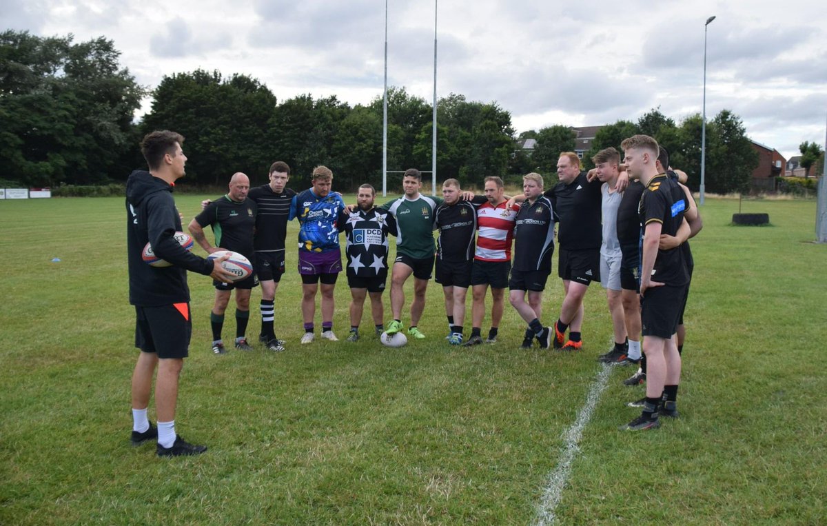 Welcomed very well by <a href="/wednesburyrufc/">Wednesbury RUFC</a> last night to model a session supporting the Front 5 players!
<a href="/wednesburyrugby/">Wednesbury RUFC</a> 
#scrumandgiveitago
