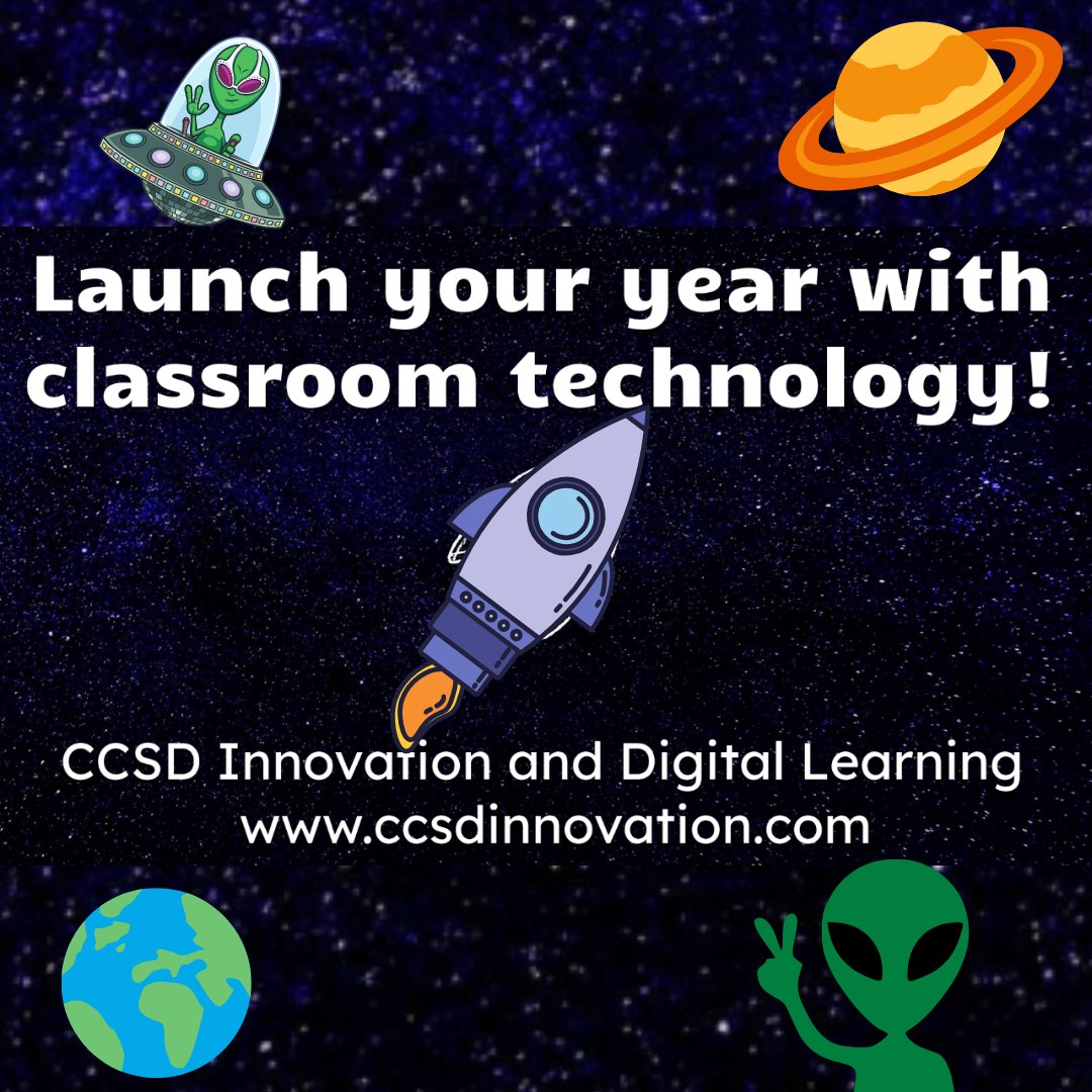 Are YOU at West Ashley HS today for CCSD's GTGL event? Come hang out with the IDL team and learn about YOUR classroom technologies and resources in room 201. It will be out of this world! #learnCCSD #leadCCSD #ccsdTeachers #ccsdiDL #newteacher #CCSDGTGL