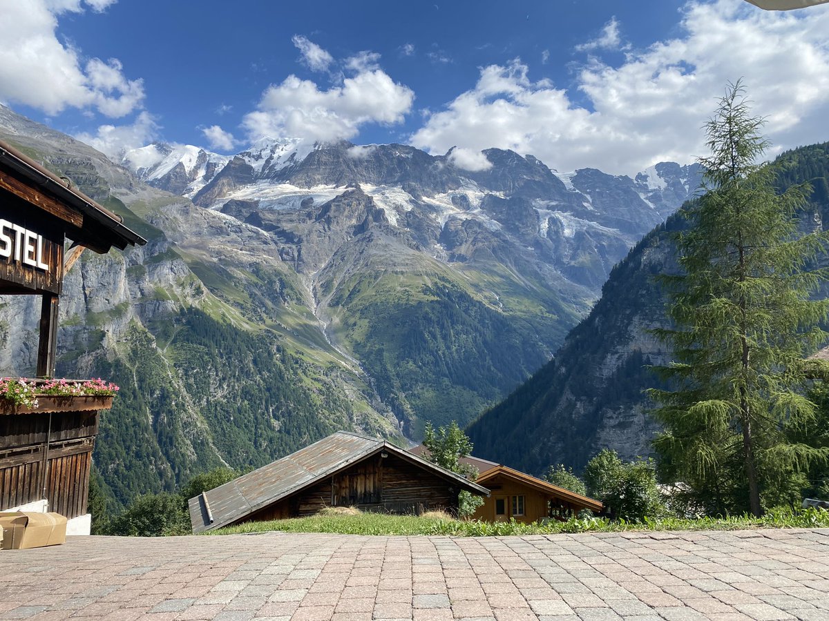 devinbaum79's tweet photo. What could be better than listening to @BenAndWoods with this view? @thestevenwoods Enjoying them while in Switzerland 🇨🇭 https://t.co/4OPxiPJIPV