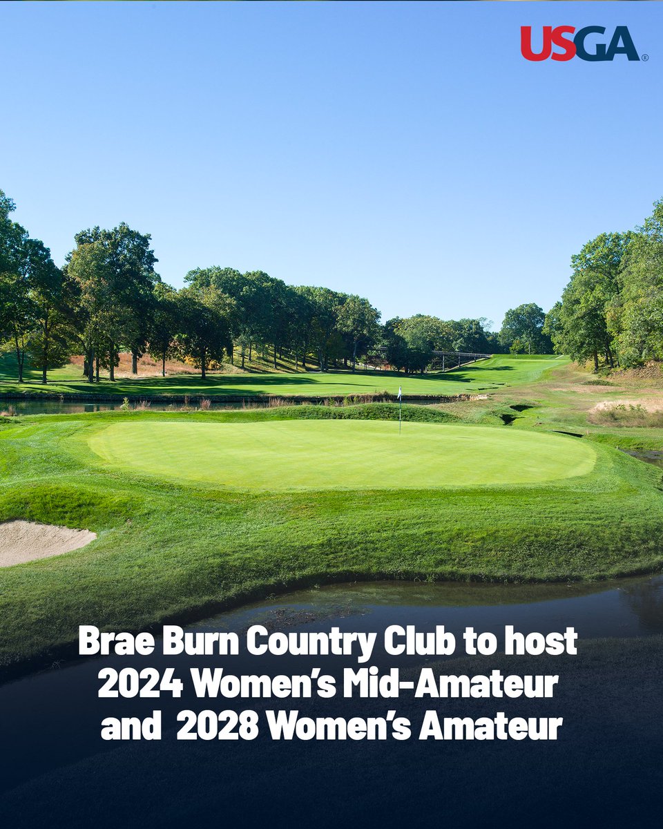 USGA's tweet photo. Back at a classic @PlayMassGolf course!

Brae Burn Country Club will host a pair of Women's Amateur events, its 8th and 9th USGA championships. https://t.co/GSpI0fbgyG