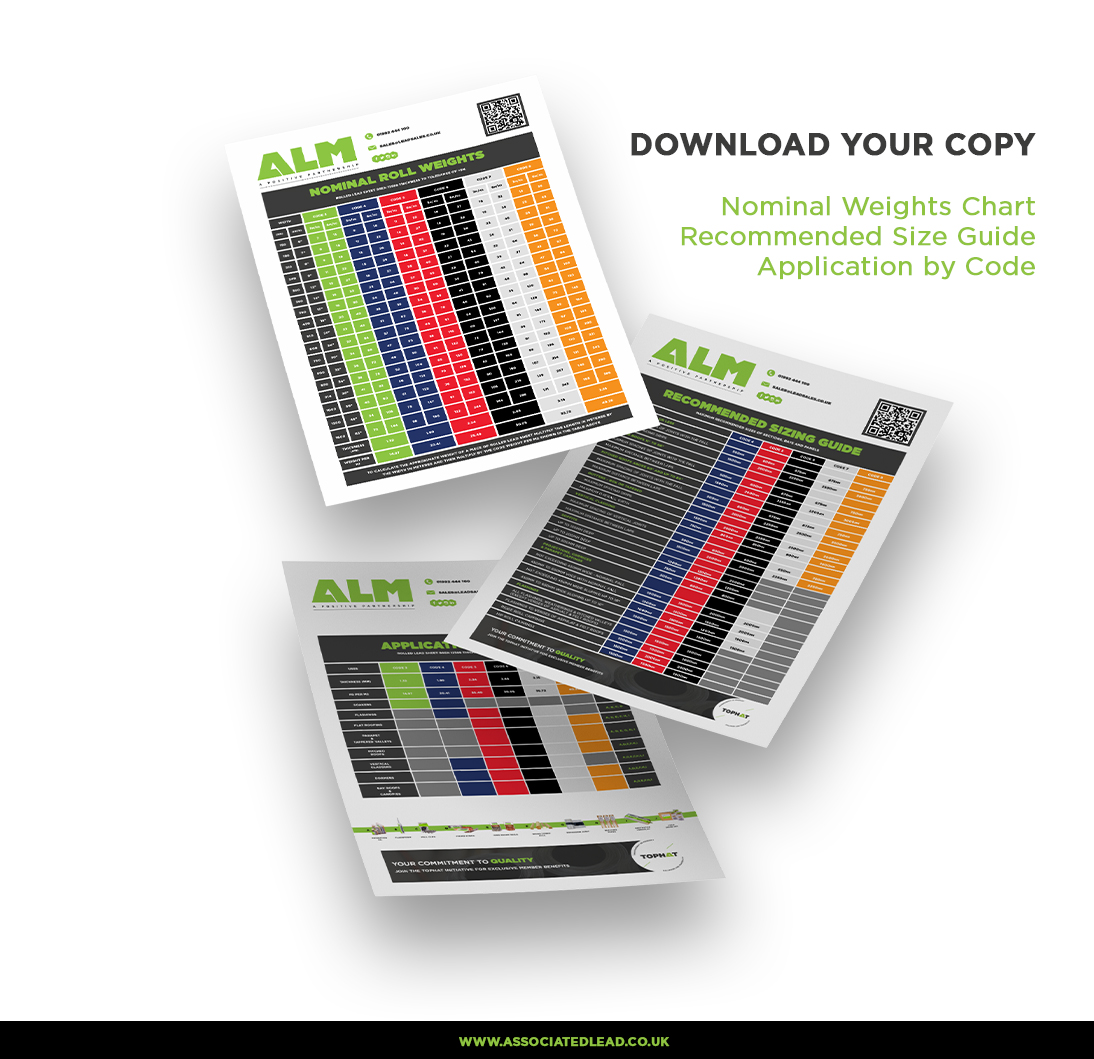 ALM_ALMHM's tweet photo. ALWAYS ON THE GO! 📲 Download all guides, manuals and charts including our Nominal Weight Charts, Recommended Size Guide & Application by Code.
Available from our website > Media > Downloads
➡️ https://t.co/Wcrdtqofdi
#leadwork #rolledlead #roofingmaterials https://t.co/wTR89rsR7N