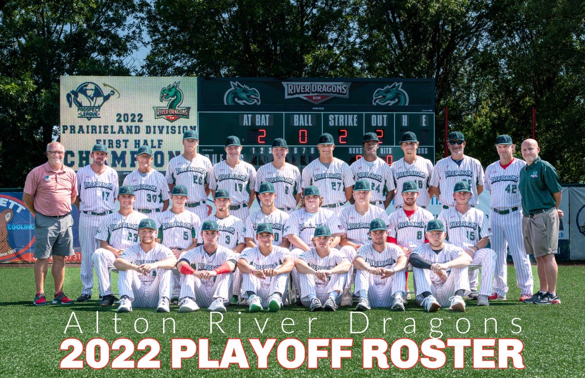 PLRiverDragons's tweet photo. Our playoff roster is set!   🐉⚾️ https://t.co/2LZmRNXGGb
