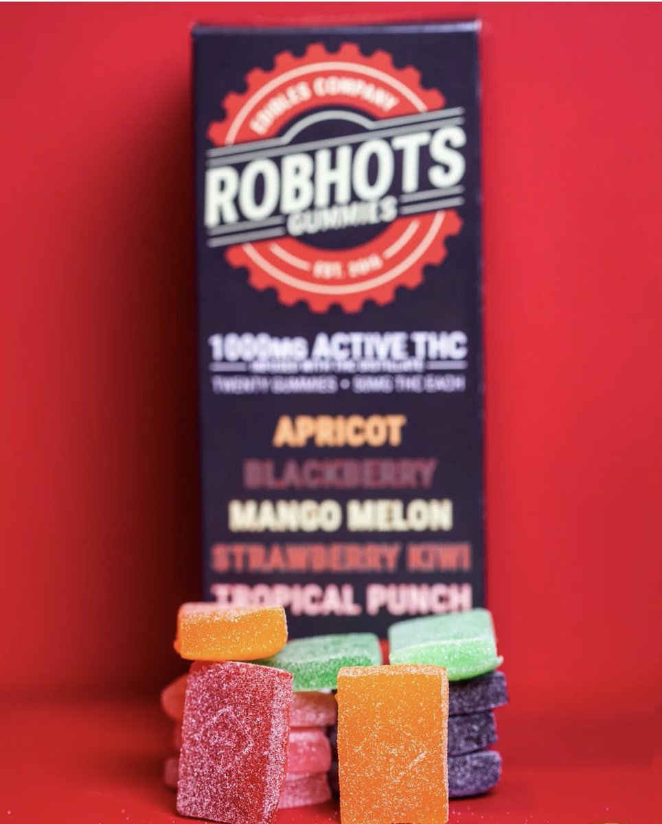 RobhotsEdibles's tweet photo. Apricot, Blackberry, Mango Melon, Strawberry Kiwi and Tropical Punch ❤️ This variety pack is a Colorado staple 🤖
•
•
•
•
#Robhots #RobhotsGummies #RobhotsEdibles #EatRobhots #Colorado #Flavors #Edibles #MMJ 📸: @ThcSamuel https://t.co/DwLnDtcX0d