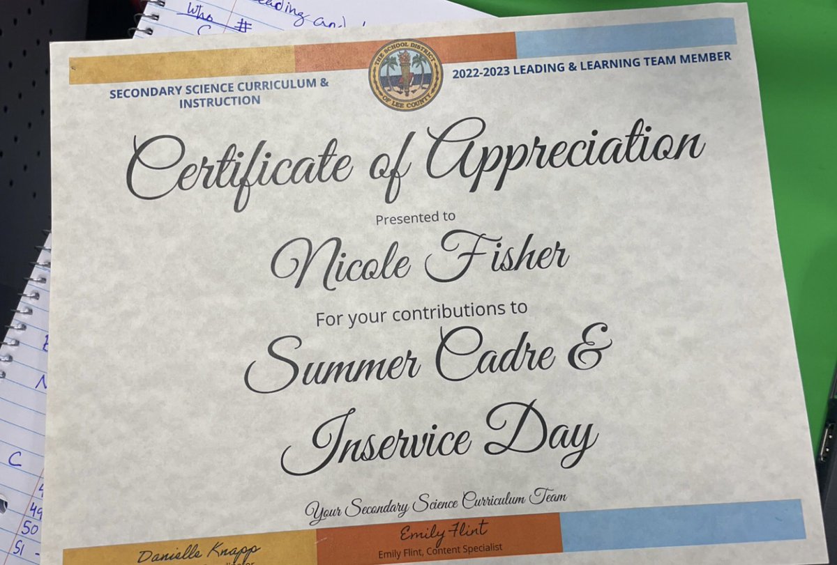 MsNFisher18's tweet photo. @LeeSchools Science In-Service Day! https://t.co/ki41QtFtwF