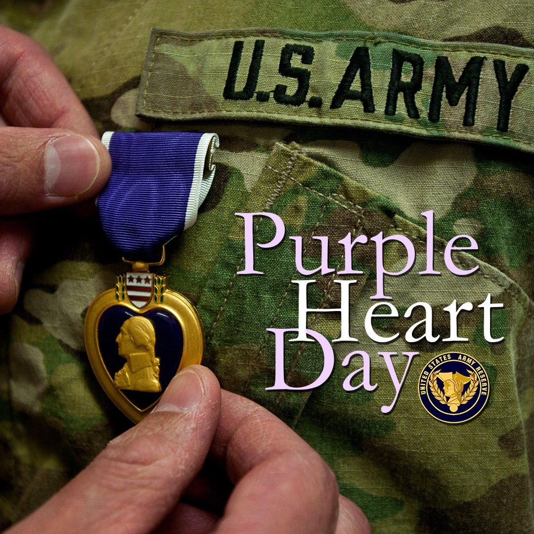 Today, we pause to recognize and honor the brave men and women who were killed or wounded in combat.

#PurpleHeartDay