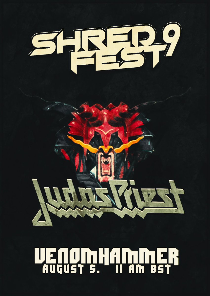 I will be performing the <a href="/judaspriest/">Judas Priest</a> album Defenders Of The Faith in its glorious entirety for Shredfest 9. More details here unityshredfest.com