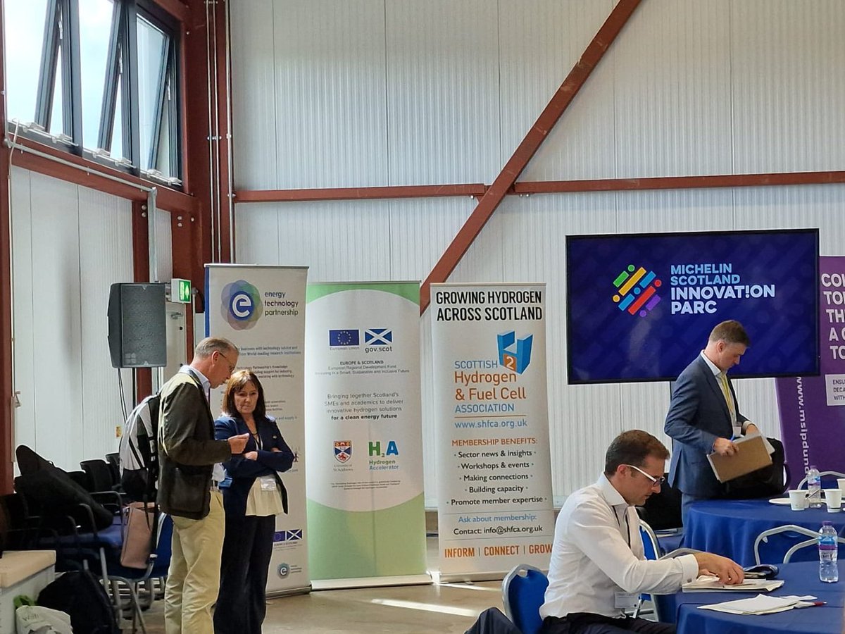 H2_Accelerator's tweet photo. The @H2_Accelerator team were at @scotent and @SHFCA brokerage event yesterday at @MSIPDundee. If you didn't get a chance to speak to us about how we can support #SMEs in the #hydrogen sector then contact us: https://t.co/HBalSzjNnX
#LCCF #CleanEnergyTechnologies #Innovation https://t.co/xsnx8X60S5