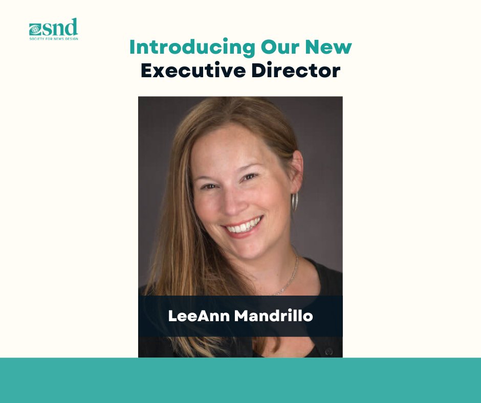 SND's tweet photo. SND is pleased to announce that LeeAnn Mandrillo has been named Executive Director of the organization, effective Monday, August 8, 2022. 

Read more here: https://t.co/21NddzzMN0 https://t.co/tZFywEDsUz