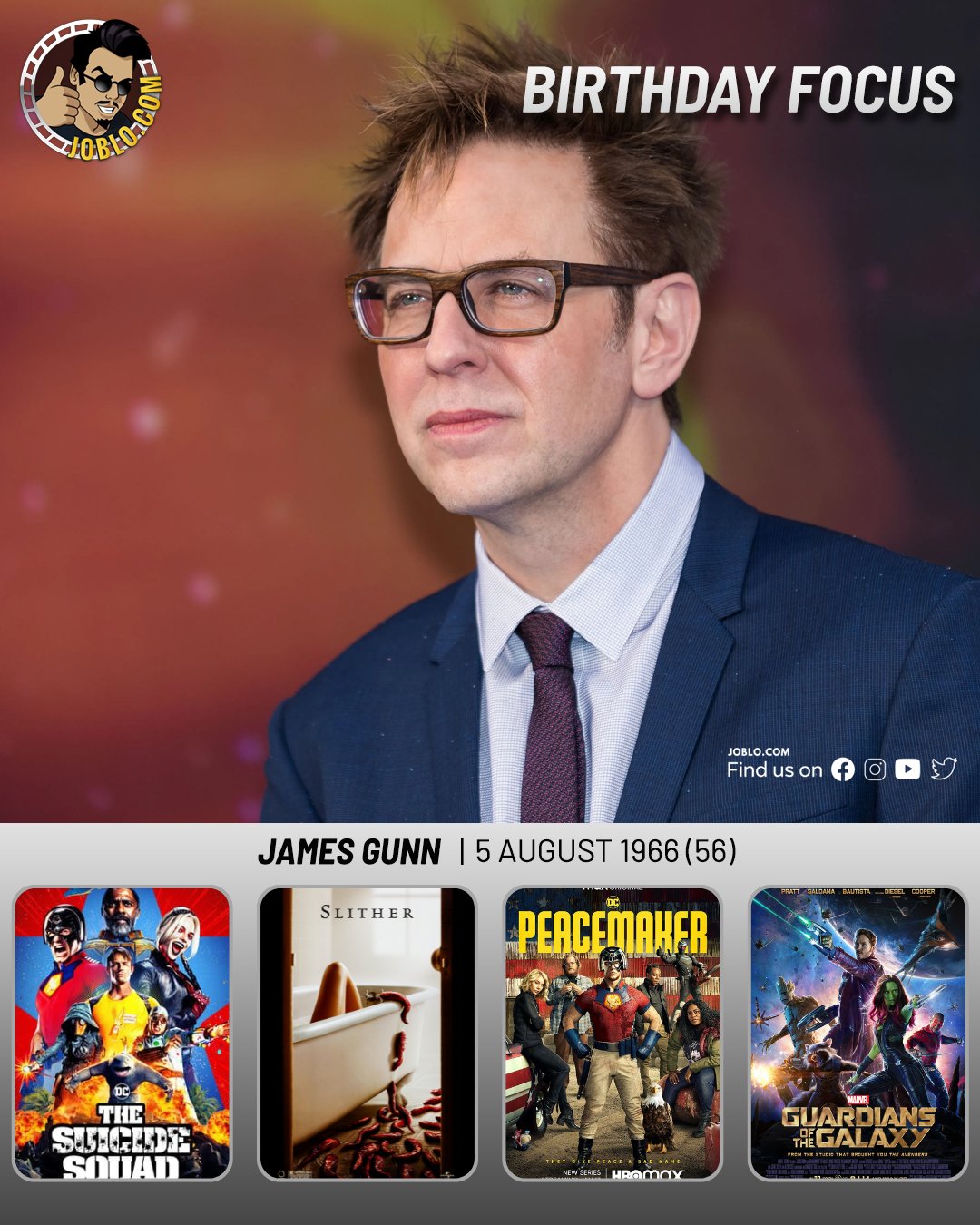 Happy birthday James Gunn!  