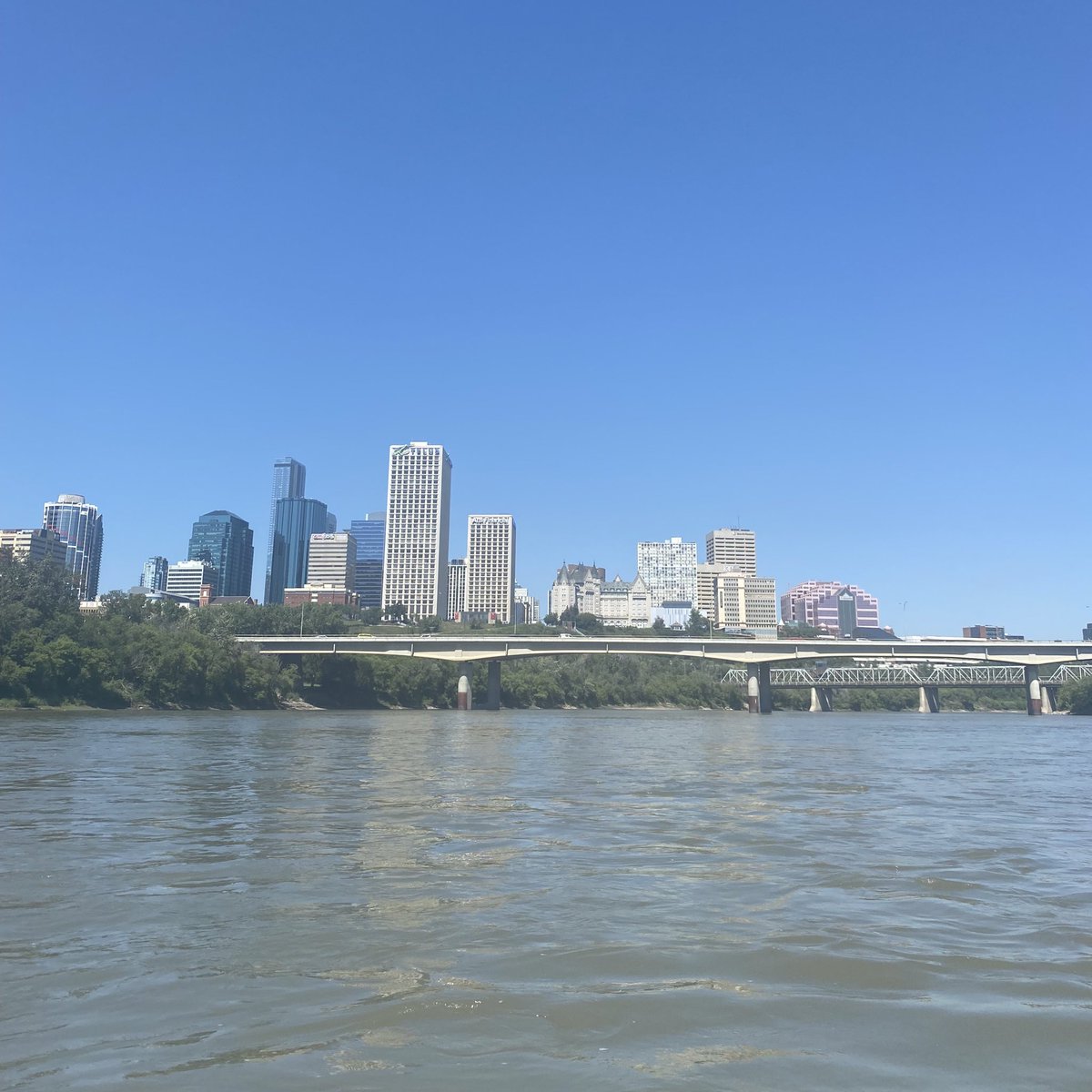 EdmAMCBC's tweet photo. The RiverWatch Institute of Alberta is offering a series of summer Eco Float rafting tours down the North Saskatchewan River. #EdmontonAM producer @kavanusha grabbed a paddle and checked it out. Hear about her experience at 8:20 a.m. https://t.co/MPxgAaKuKe