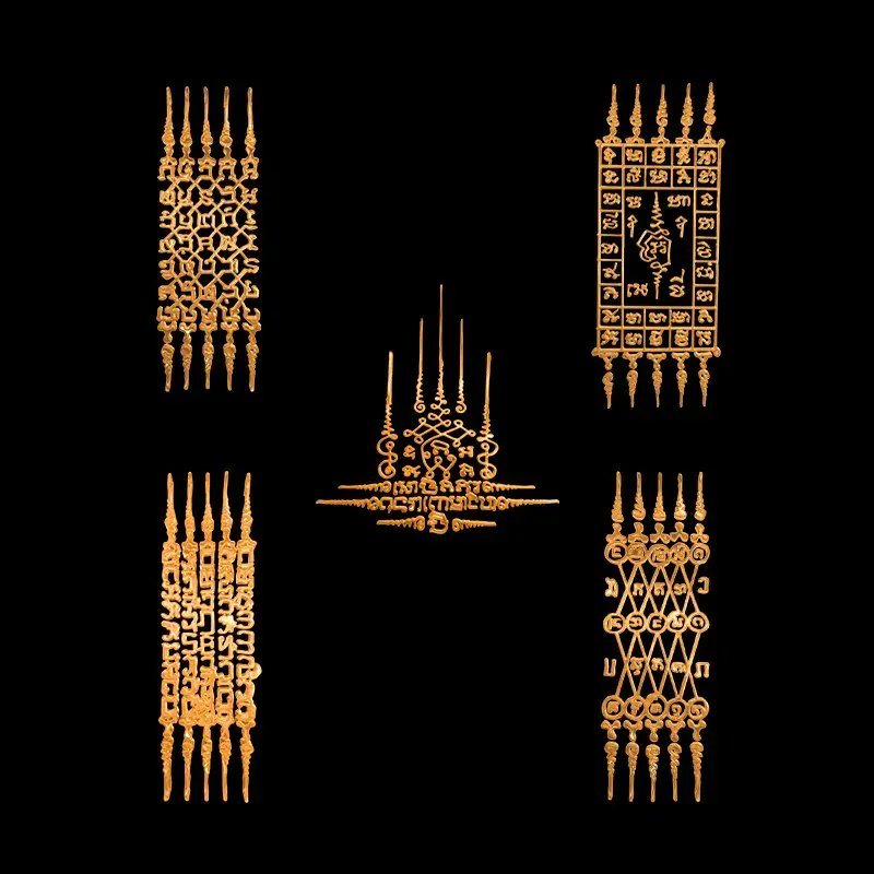 SakYantNFT's tweet photo. All #NFTs in this project received special blessing from Master Ajarn Noo.He selected the talisman which will bring best luck and prosperity to those who will own it. They are: 1.Five rows yant 2. Chat phet yant 3. Na-Mahasmret yant 4.Pertlok(Open world yant) and Maha sombat yant https://t.co/G2PJ0AI8tD