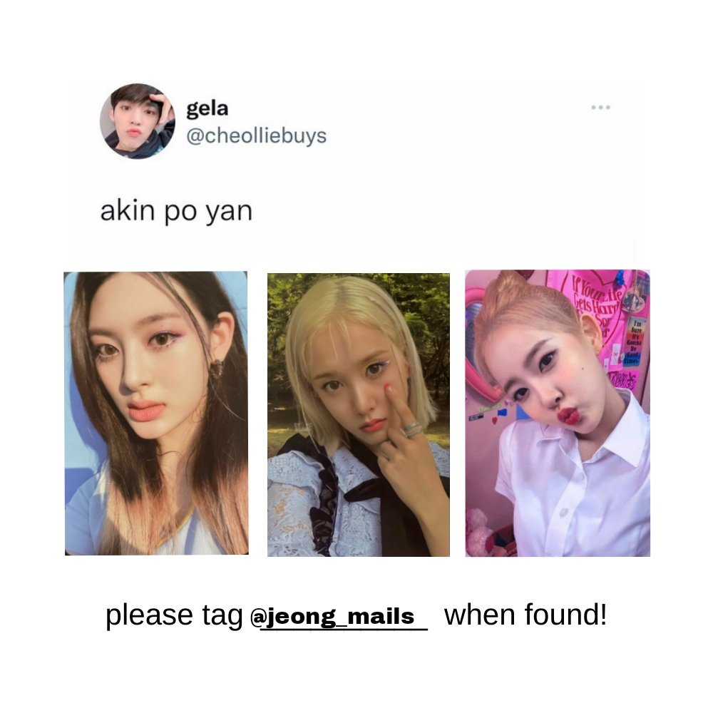 nynlvvr's tweet photo. 🥨 #kyoprio help rt❕wtb | lfs

🍬 gaeul &amp; stayc photocards

budget ( stayc ) prio : ₱200 max ( 120 max for sieun )
budget for gaeul : will take the lowest offer
from luzon only ( must have sco )
not sensitive sa marks
— will take the lowest offer

dm me to offer https://t.co/BFA6LYOYsl
