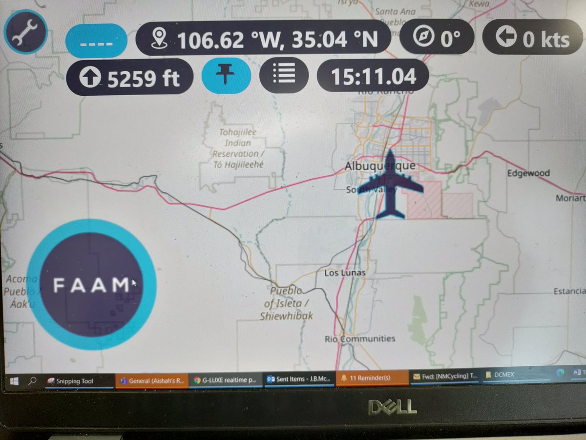 jimmcquaid's tweet photo. Time for @faam146 C311 for #DCMEX more of the same, high level sonde drop, FT aerosol/filters around the Langmuir kite circuit, then down into boundary layer for more aerosols and clound sampling. https://t.co/kCQVTgs4I4