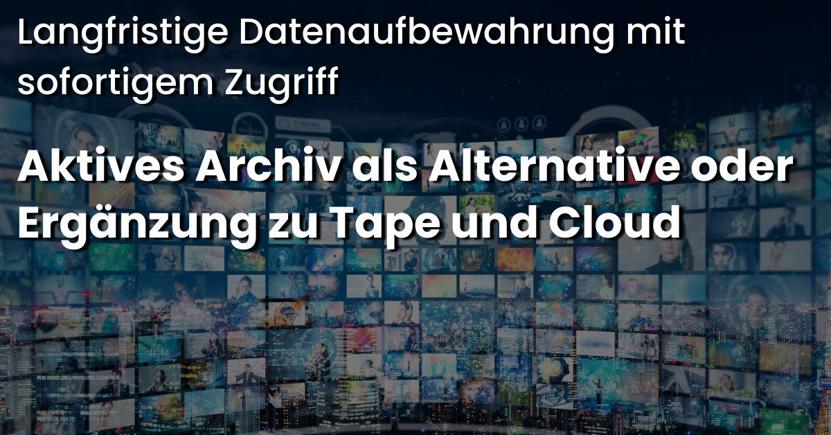 Daten müssen je nach Anforderung auf entsprechendem Speicher abgelegt werden. Die "kalten" Daten werden oft auf Cloud oder Tape ausgelagert. Doch was passiert wenn doch schnell zugegriffen werden soll? <a href="/DataCore_DE/">DataCore DACH</a> hat eine Lösung! Jetzt lesen: voge.ly/vgl0hGE/