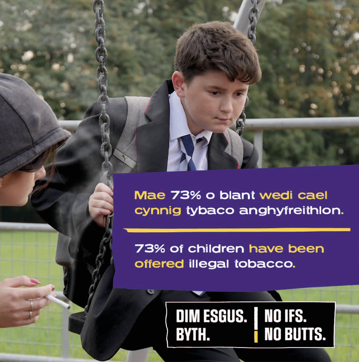 Sellers of cheap cigarettes could be offering them to your children. In shops, online, or even at a relative's house. 

If you suspect this has happened, or would like more information, visit here: noifs-nobutts.co.uk

#illegaltobacco #illegalcigarettes #noifsnobuttswales