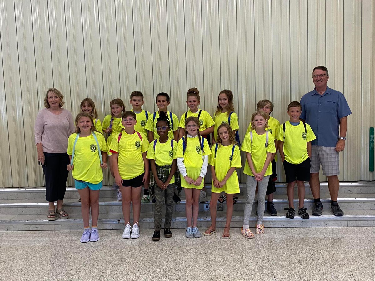 kathy_hammill's tweet photo. Thank you Monticello Legion and Ellison Family Foundation for your generosity!  Because of you these student leaders are attend Legionville Safety Summer Camp to prepare and train for school patrol. #monticellomagic https://t.co/vQZGu26LVL